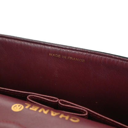 Chanel Black Cotton 2.55 Medium Classic Double Flap Shoulder Bag