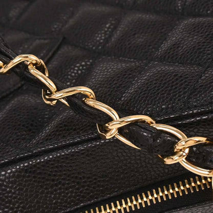 Chanel Black Caviar Hobo Handbag