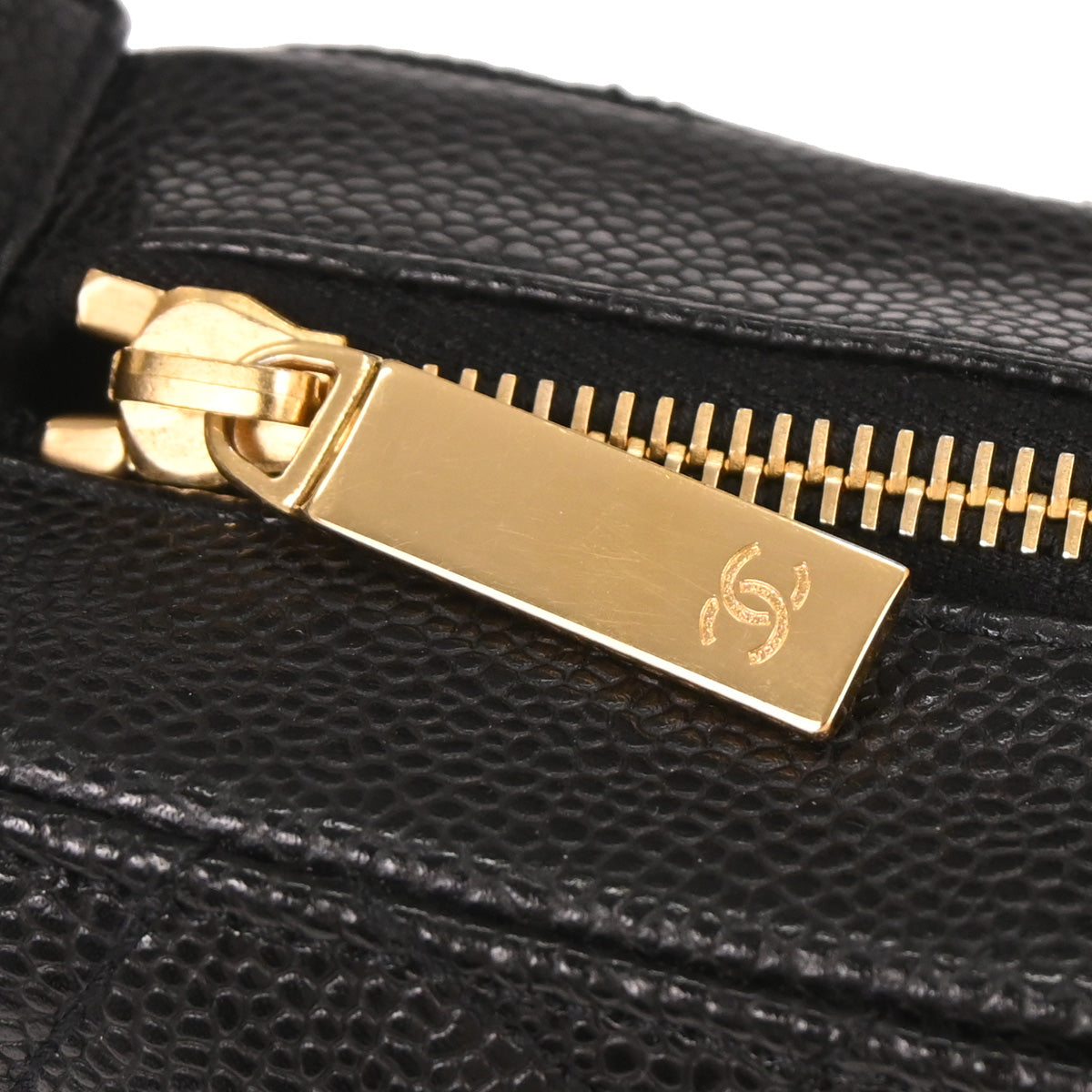 Chanel Black Caviar Hobo Handbag