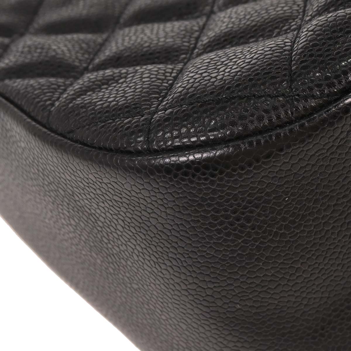 Chanel Black Caviar Hobo Handbag