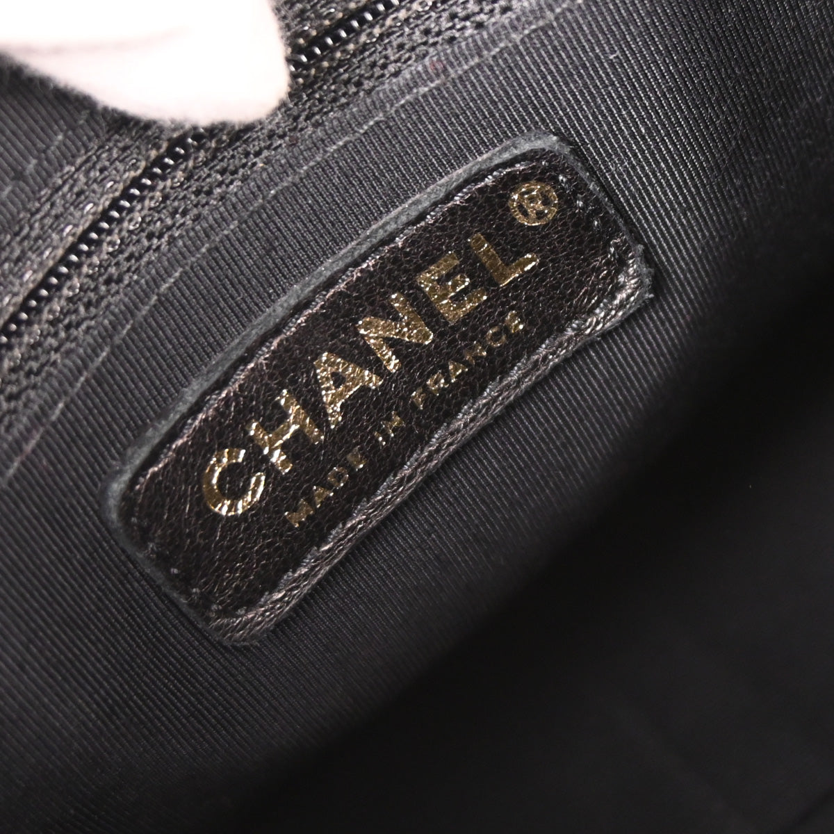 Chanel Black Caviar Hobo Handbag
