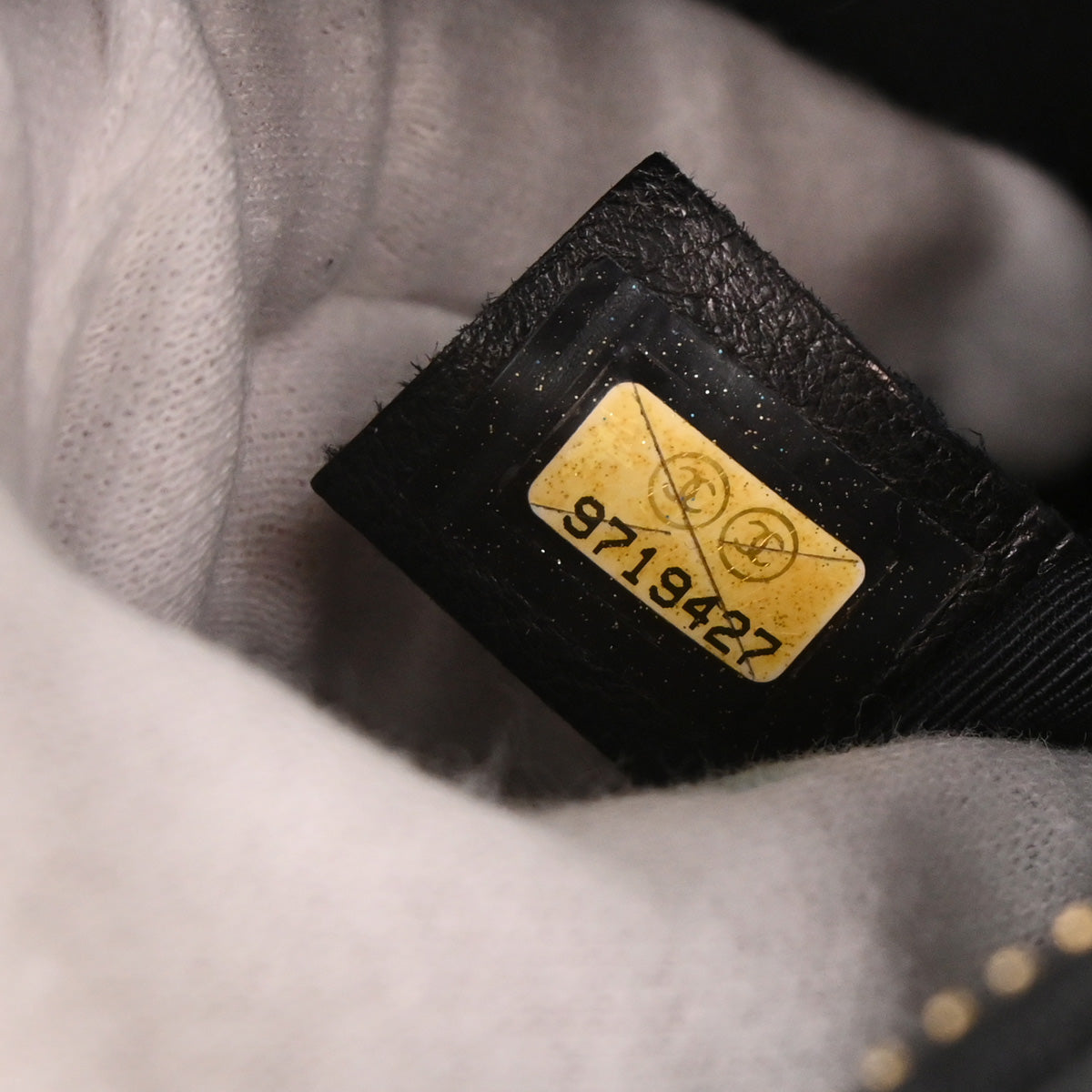 Chanel Black Caviar Hobo Handbag