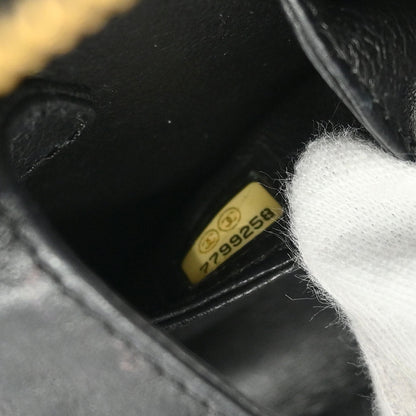 Chanel Black Wool Wild Stitch Vanity Handbag