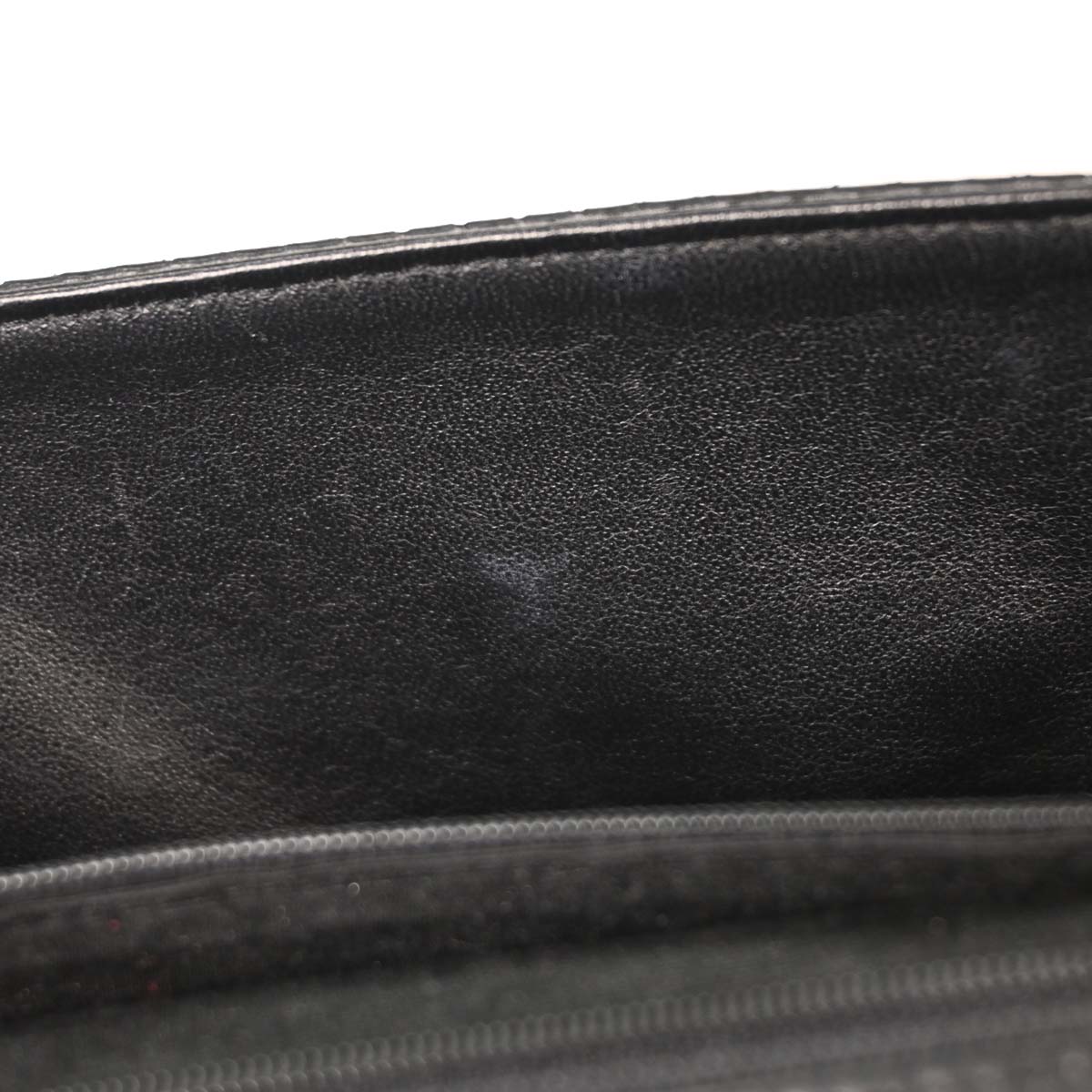 Chanel Black Perforated Calfskin Shoulder Bag