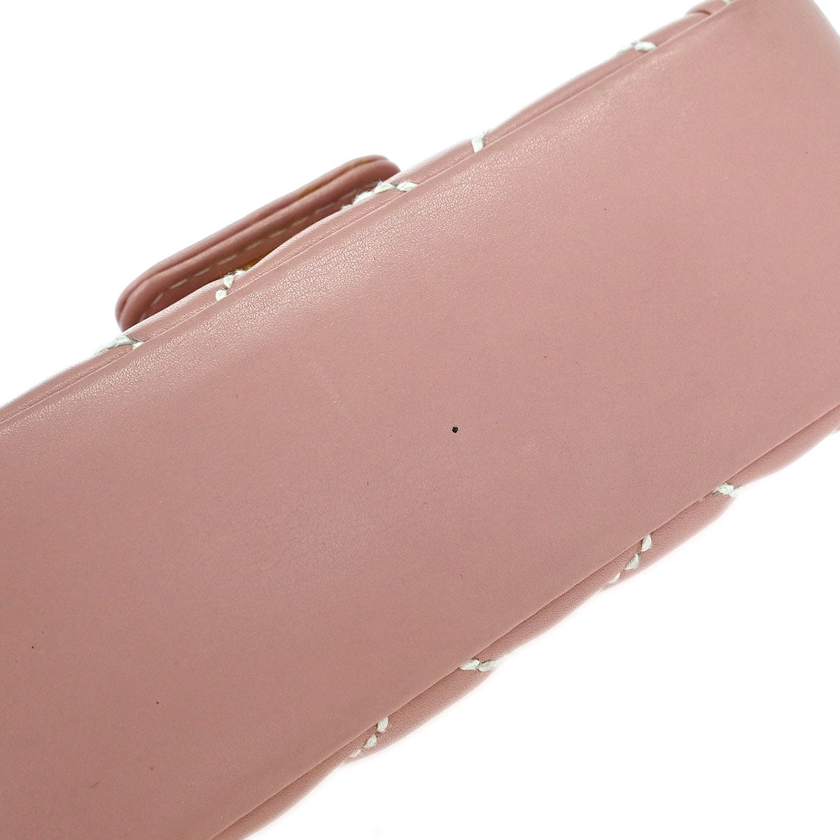 Chanel Pink Calfskin Top Handle Handbag