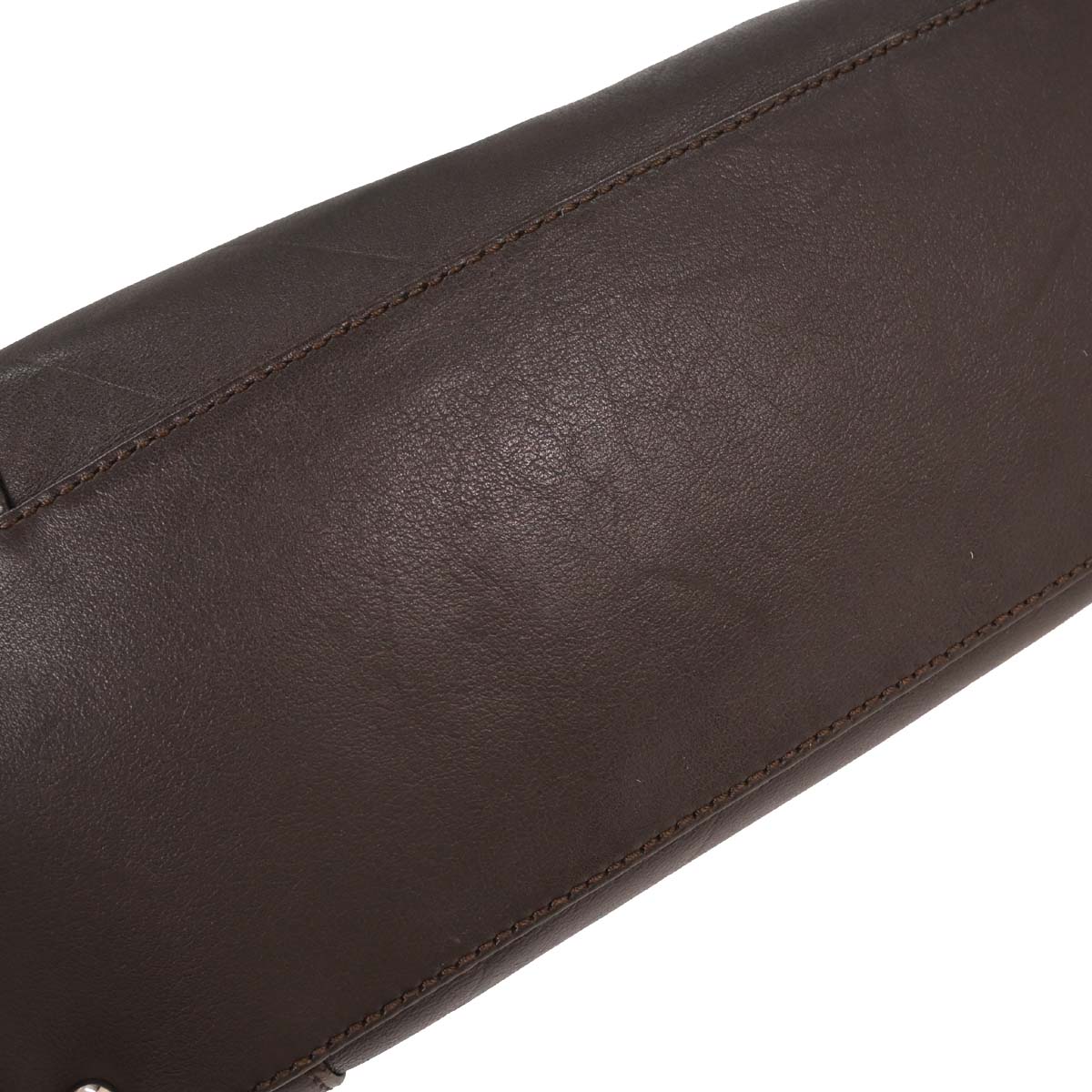 Chanel 2005-2006 Brown Lambskin Chevron Handbag