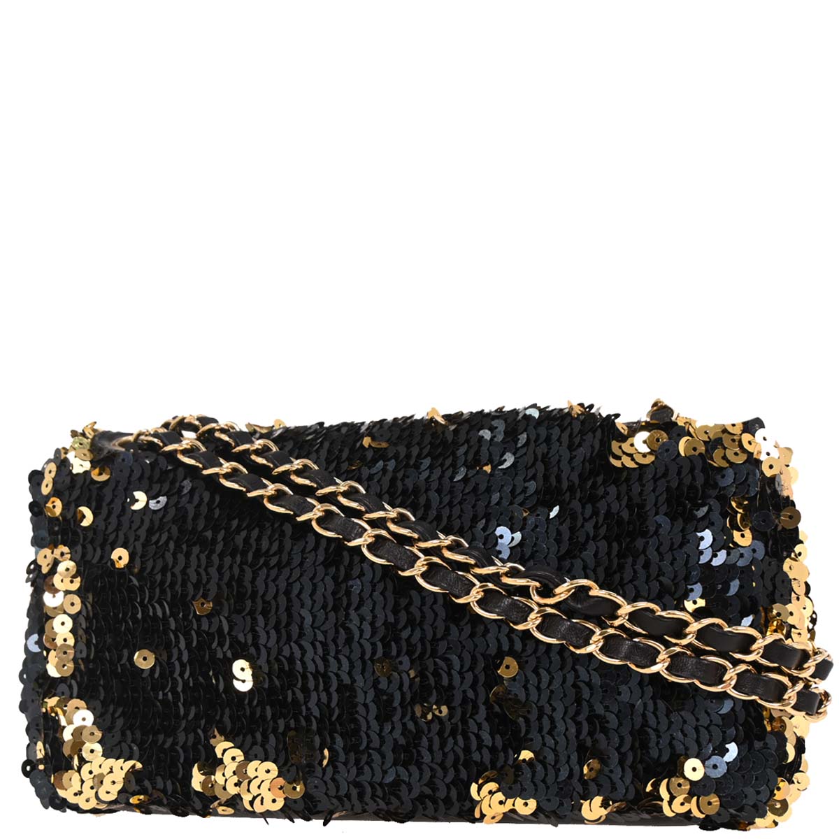 Chanel Navy Sequins Shoulder Bag