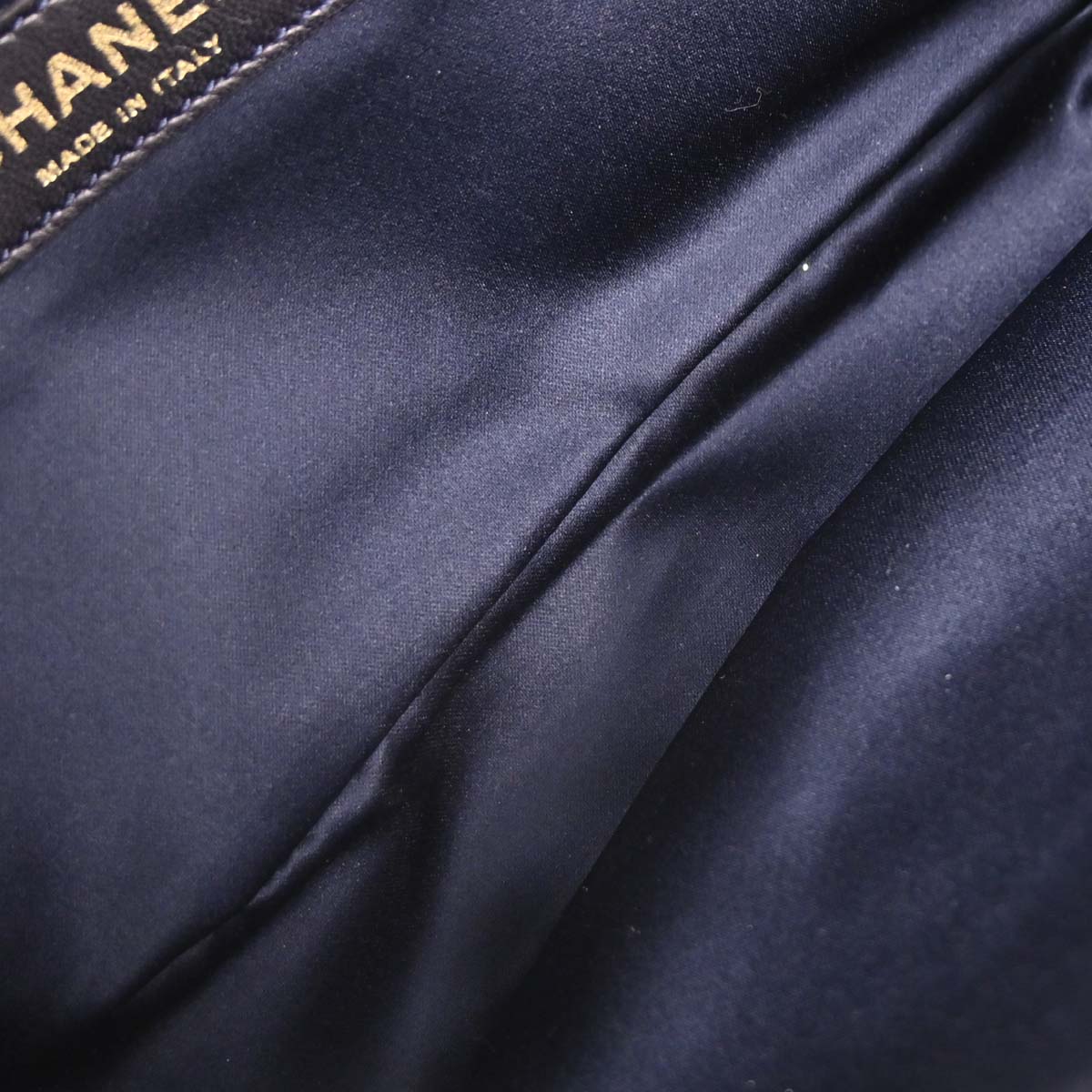 Chanel Navy Sequins Shoulder Bag