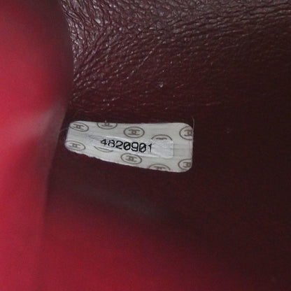 Chanel Black Lambskin Straight Flap Handbag