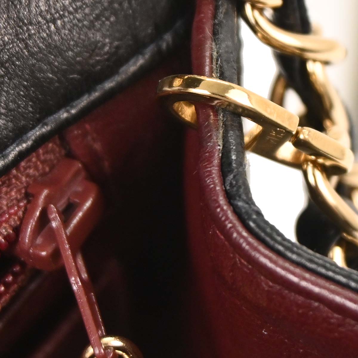 Chanel Black Lambskin Mini Classic Square Flap Shoulder Bag