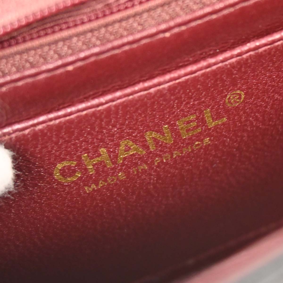 Chanel Black Lambskin Mini Classic Square Flap Shoulder Bag