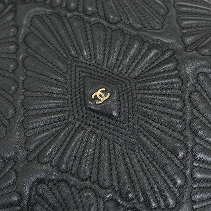 Chanel Black Calfskin Da'Oro Tote Bag
