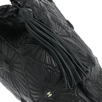 Chanel Black Calfskin Da'Oro Tote Bag