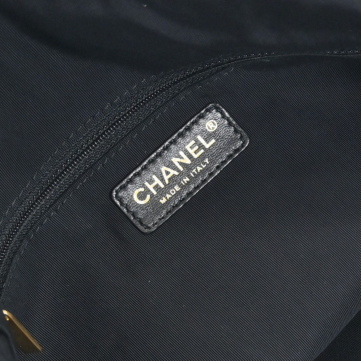 Chanel Black Calfskin Da'Oro Tote Bag