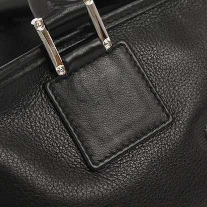 Loewe Black Leather Amazona 28 Handbag