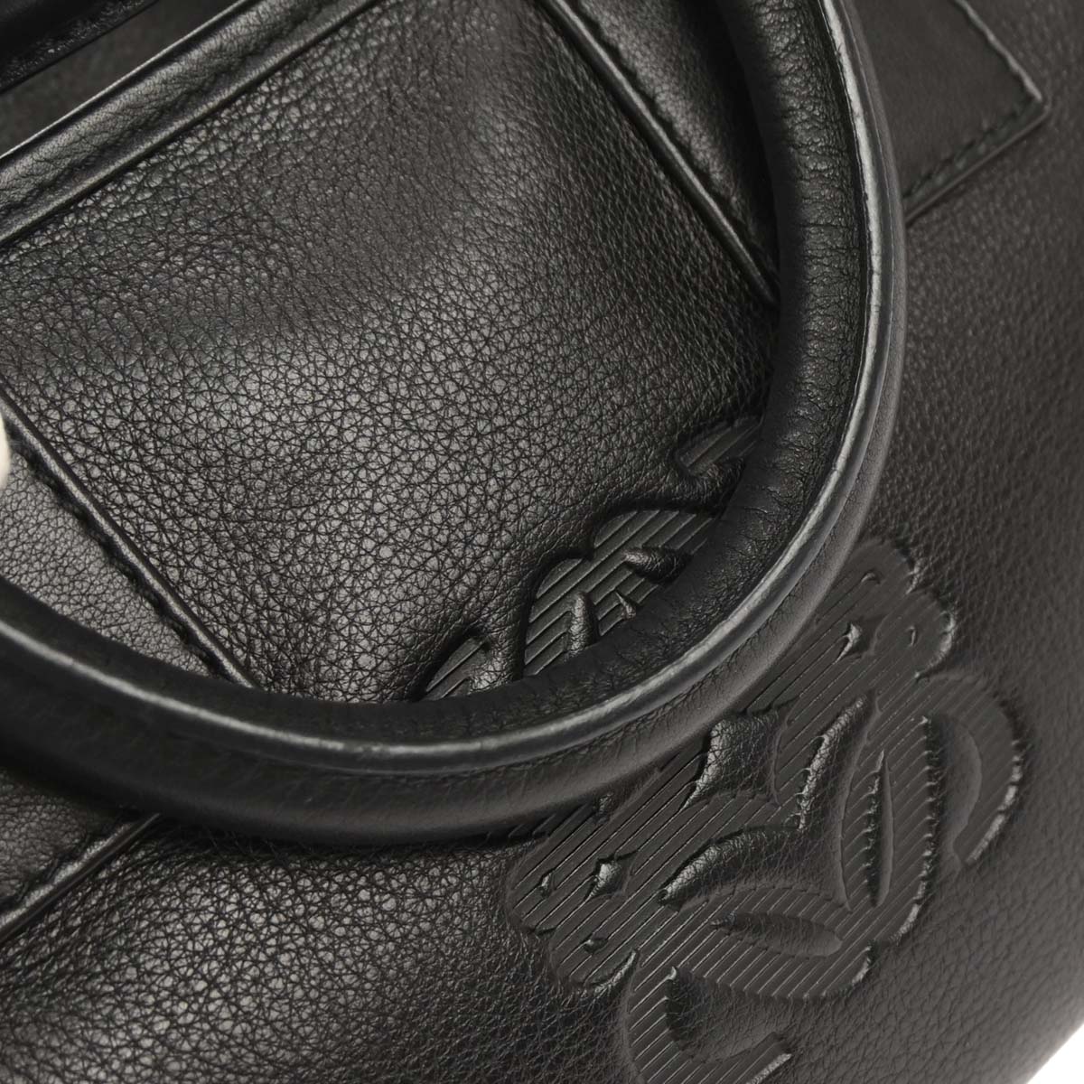 Loewe Black Leather Amazona 28 Handbag