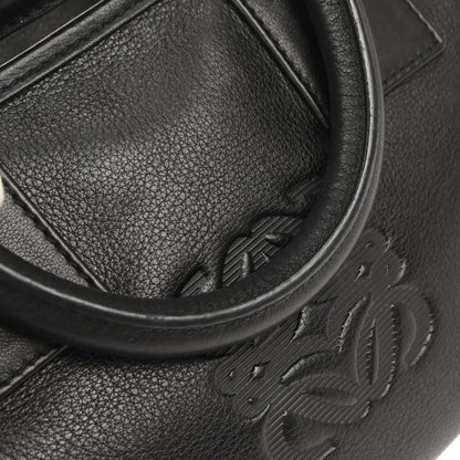 Loewe Black Leather Amazona 28 Handbag