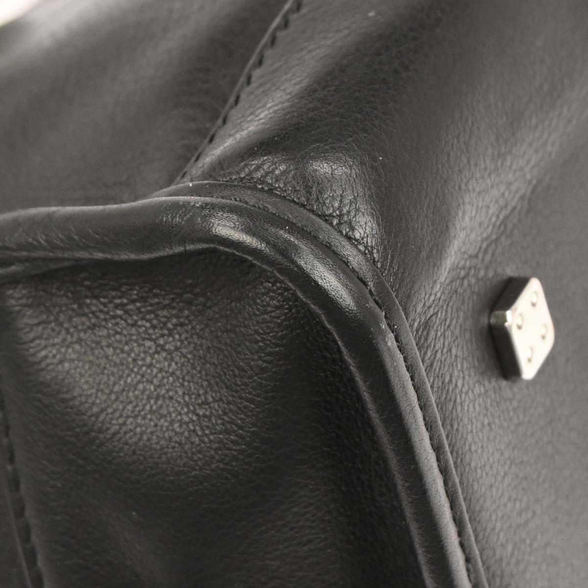 Loewe Black Leather Amazona 28 Handbag