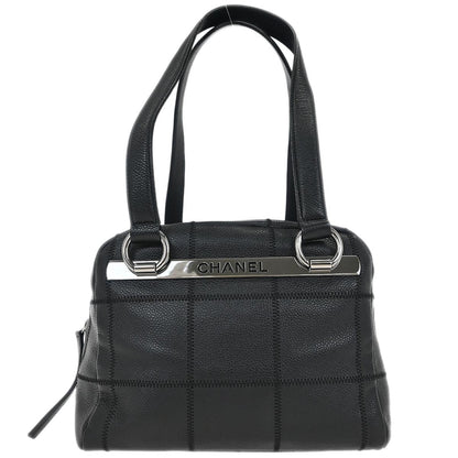 Chanel Black Caviar Chocobar Handbag