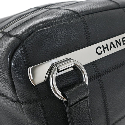 Chanel Black Caviar Chocobar Handbag