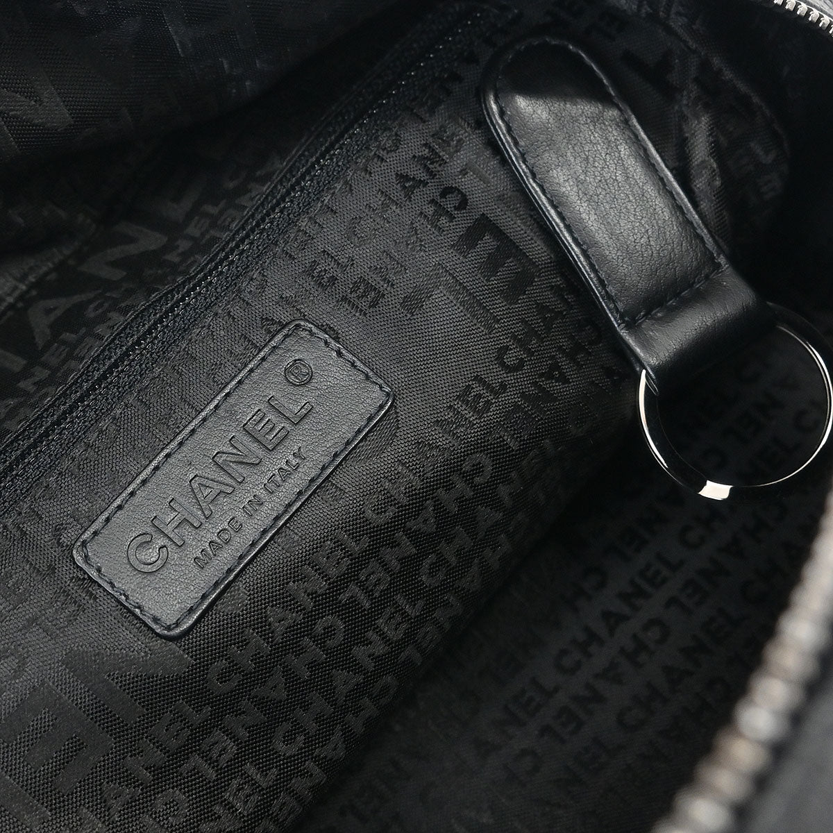 Chanel Black Caviar Chocobar Handbag