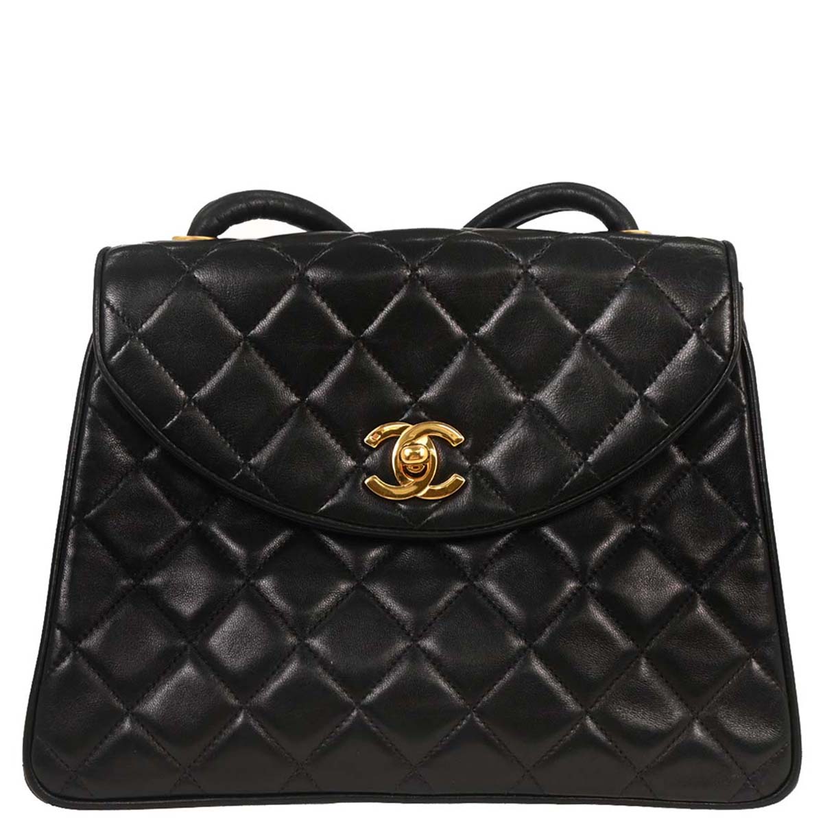 Chanel Black Lambskin Shoulder Bag