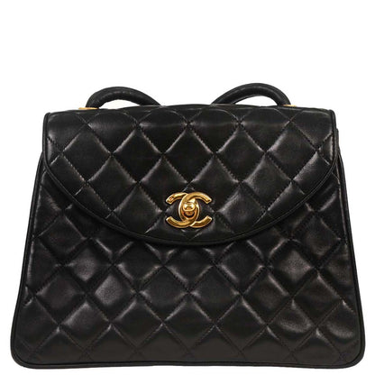 Chanel Black Lambskin Shoulder Bag
