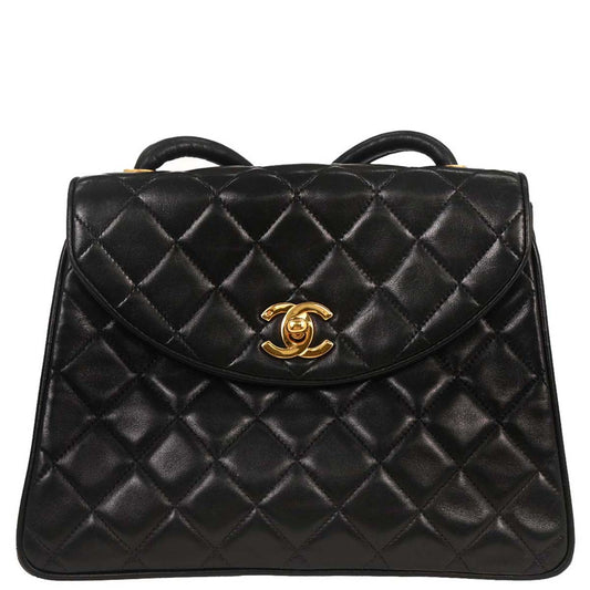 Chanel Black Lambskin Shoulder Bag