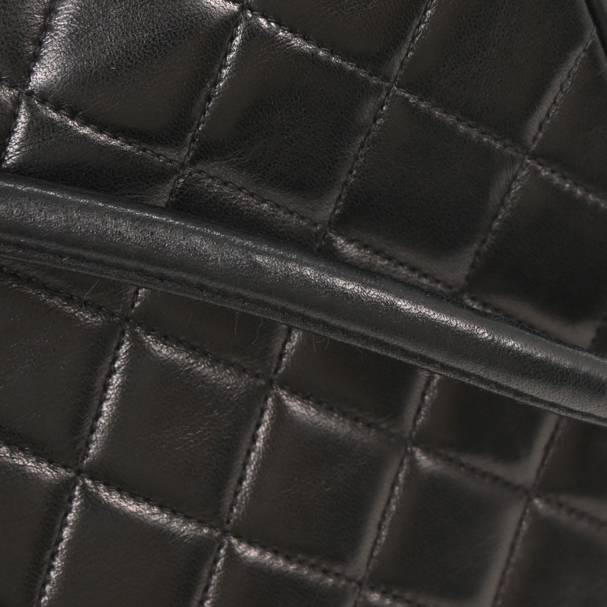 Chanel Black Lambskin Shoulder Bag