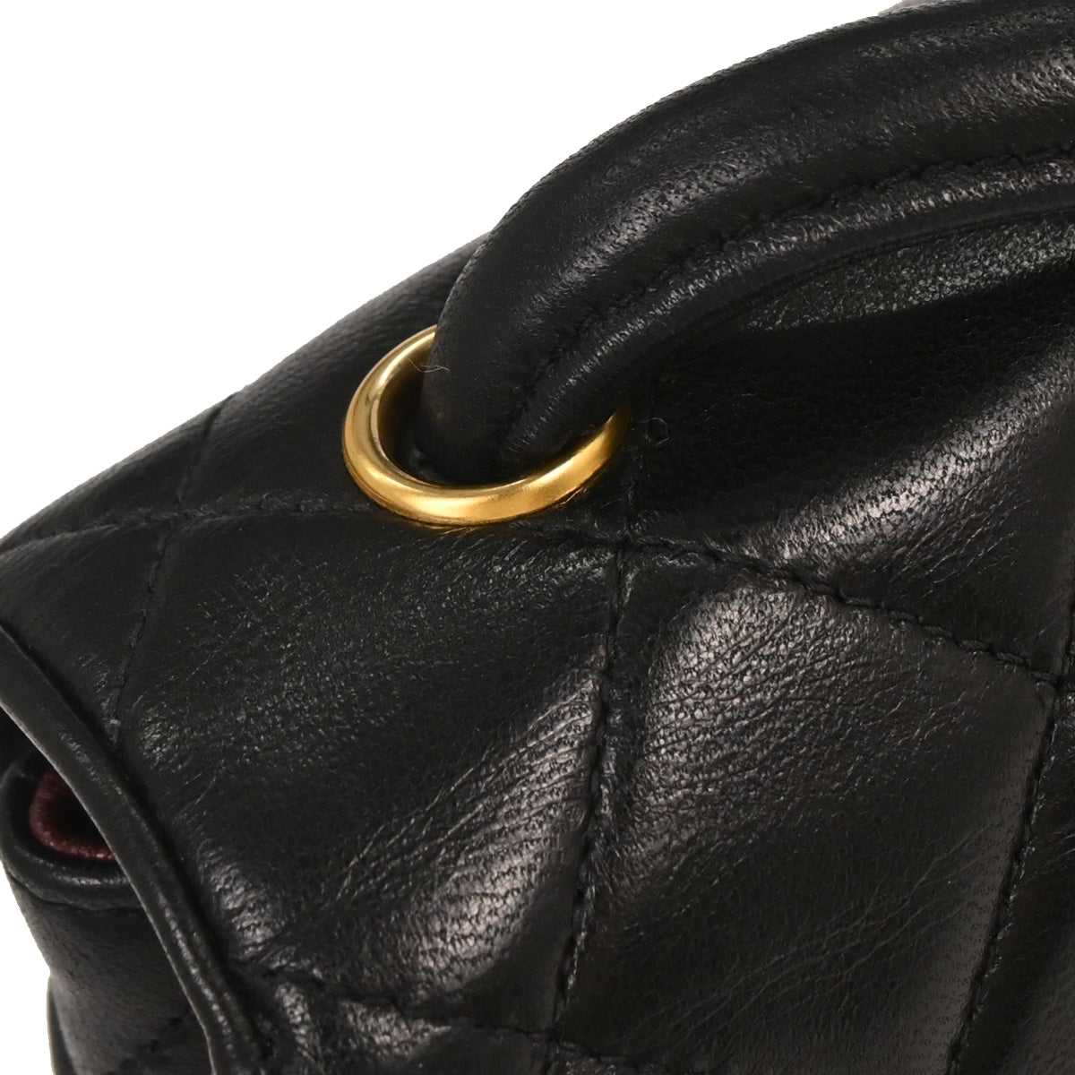 Chanel Black Lambskin Shoulder Bag