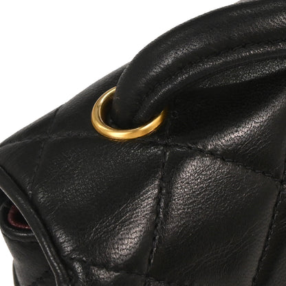 Chanel Black Lambskin Shoulder Bag