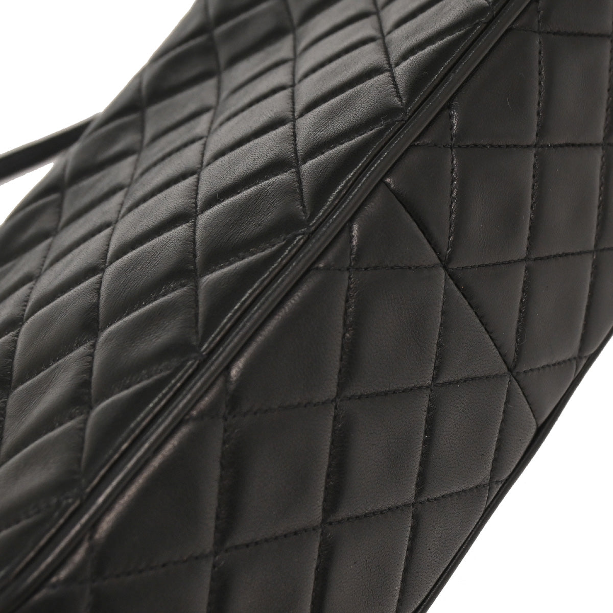 Chanel Black Lambskin Shoulder Bag