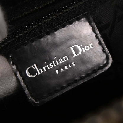 Christian Dior Yellow Canvas Cheetah Lady Dior 2way Shoulder Handbag