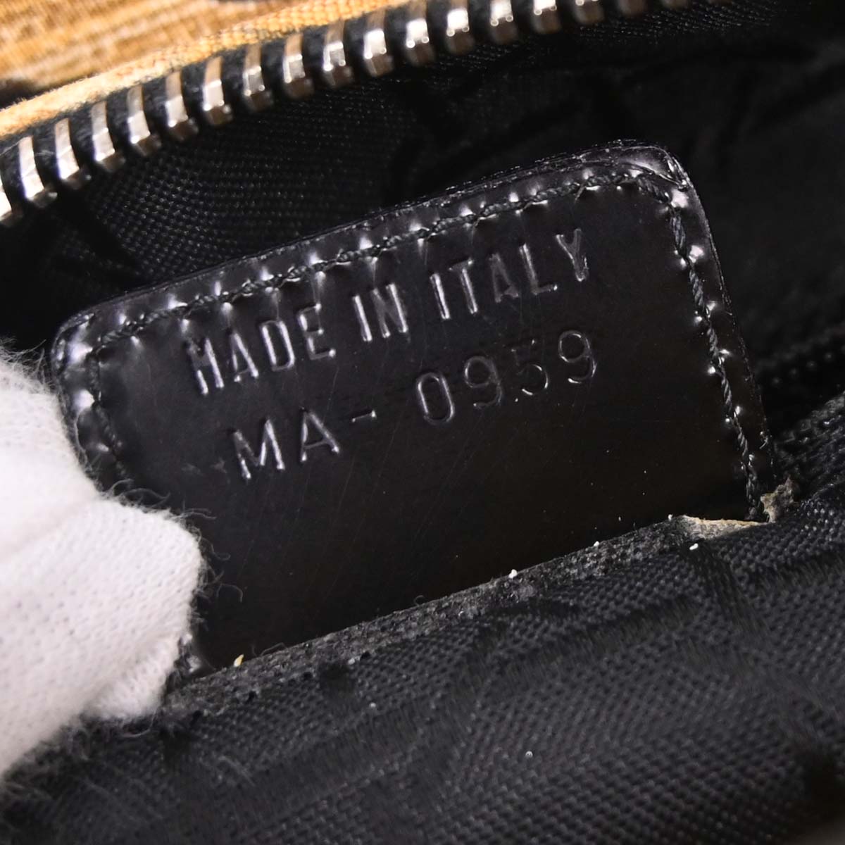 Christian Dior Yellow Canvas Cheetah Lady Dior 2way Shoulder Handbag