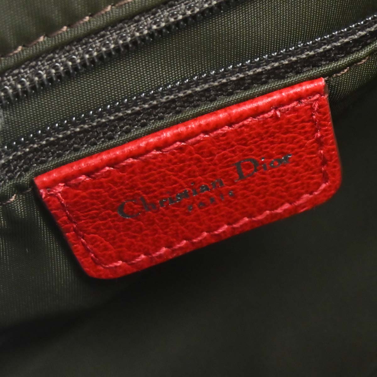 Christian Dior Rasta-Color Trotter Saddle Shoulder Bag