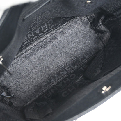 Chanel Black Caviar Chocobar Tote Bag