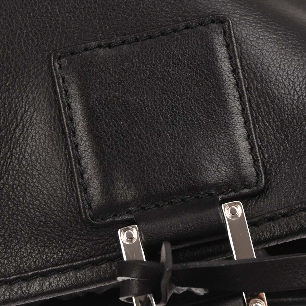 Loewe Black Leather Tote Handbag