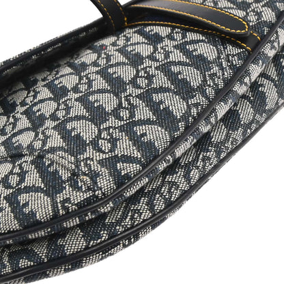 Christian Dior Navy Trotter Saddle Handbag