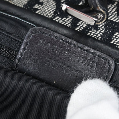 Christian Dior Black Trotter Saddle Handbag