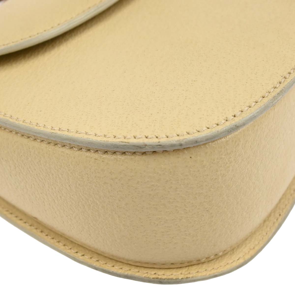 Gucci Light Beige Pigskin Bamboo 2way Handbag