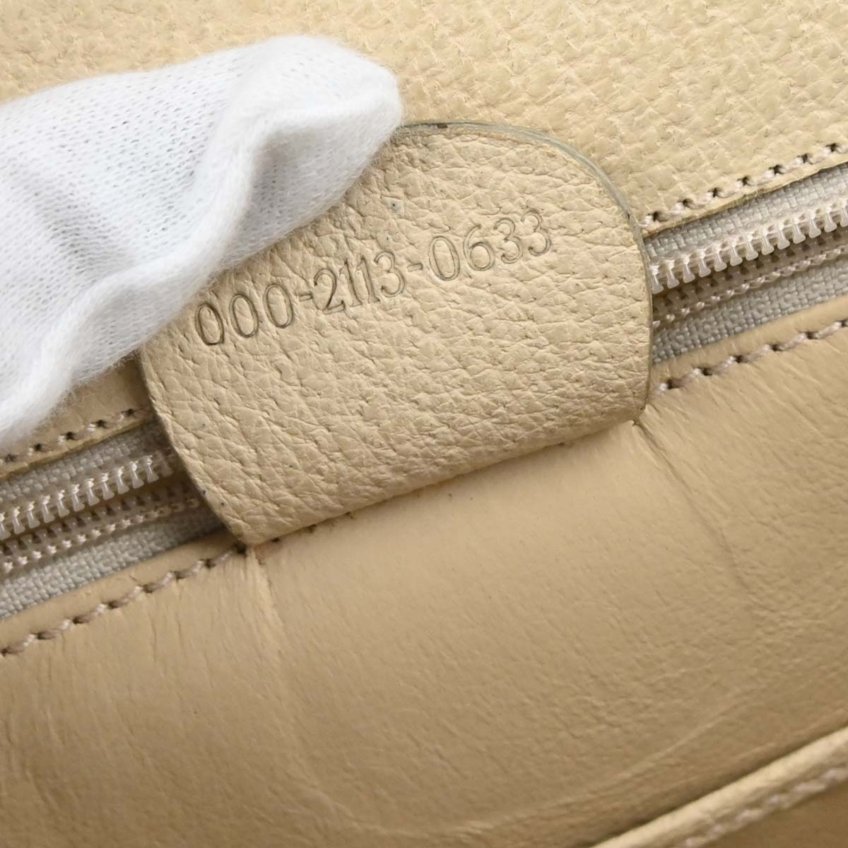 Gucci Light Beige Pigskin Bamboo 2way Handbag