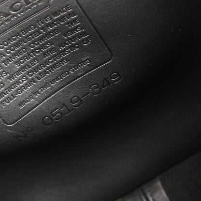 Coach Black Leather 2way Shoulder Handbag