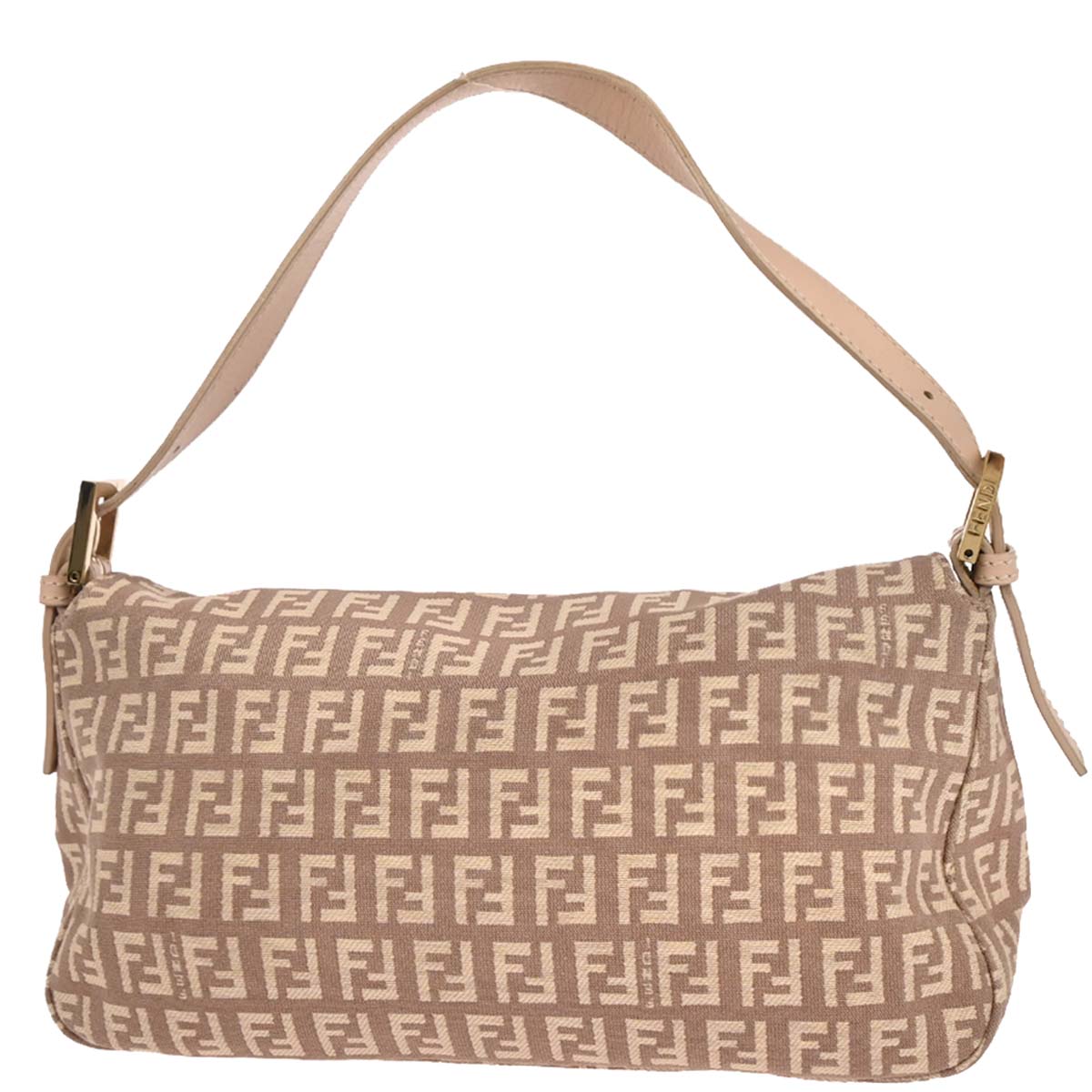 Fendi Light Pink Canvas Zucchino Handbag