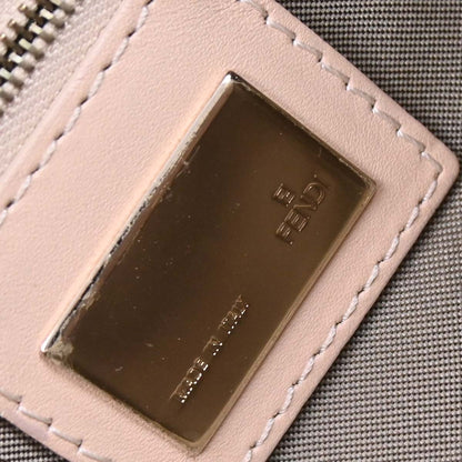 Fendi Light Pink Canvas Zucchino Handbag