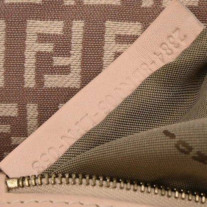 Fendi Light Pink Canvas Zucchino Handbag
