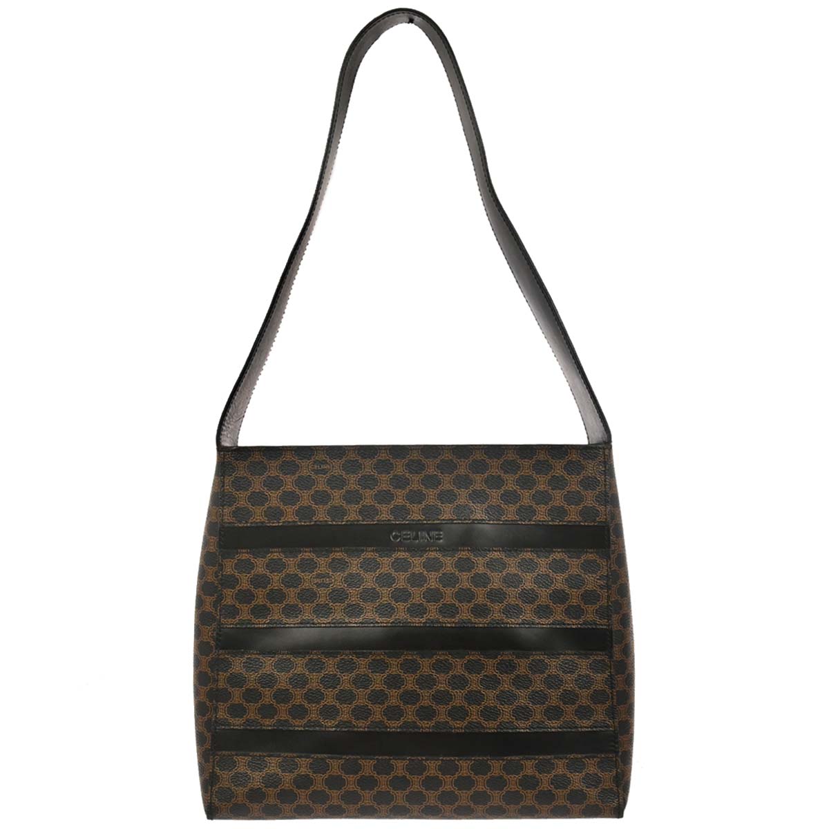 Celine Black Macadam Handbag