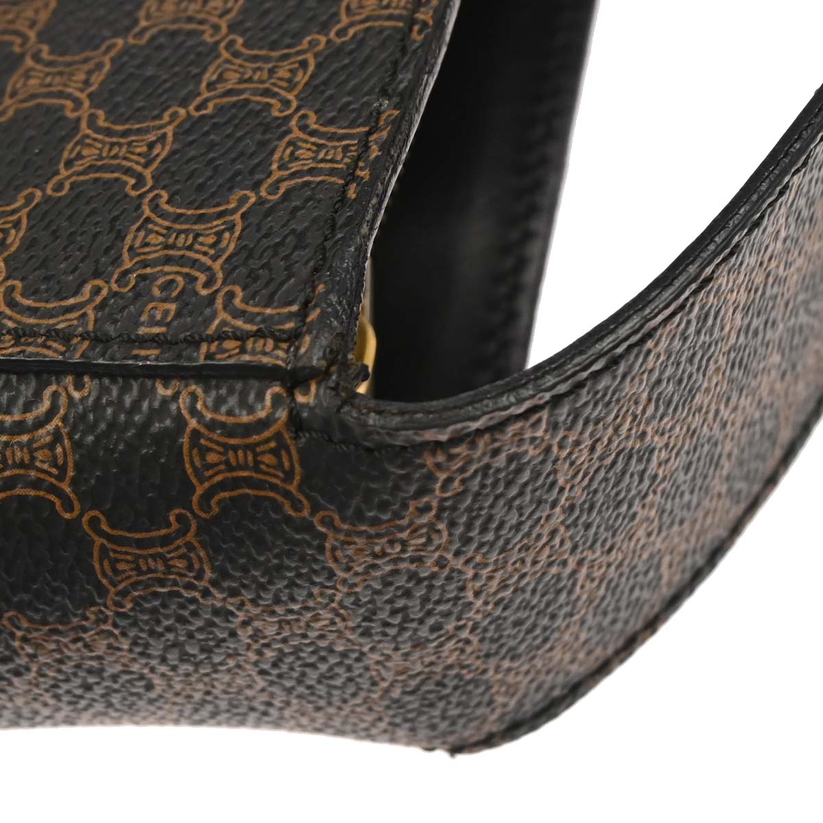 Celine Black Macadam Handbag