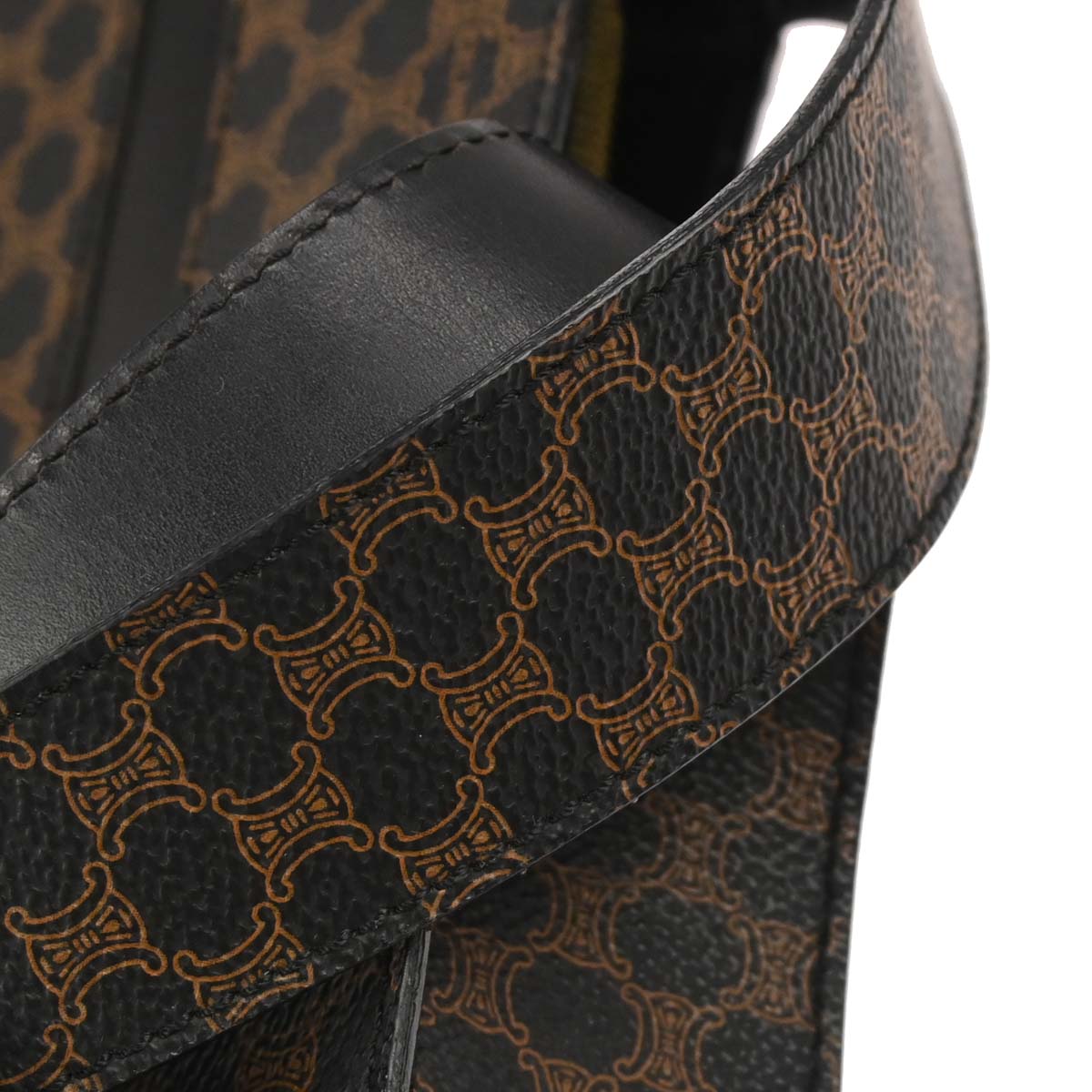 Celine Black Macadam Handbag