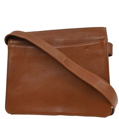 Chanel Brown Calfskin Shoulder Bag