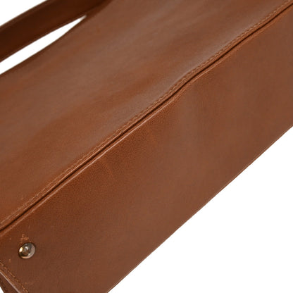 Chanel Brown Calfskin Shoulder Bag